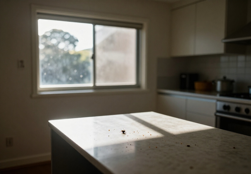 Cockroaches in wall cavity of a Canley Vale home